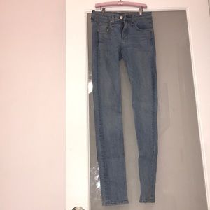 Rag & bone skinny blue jeans